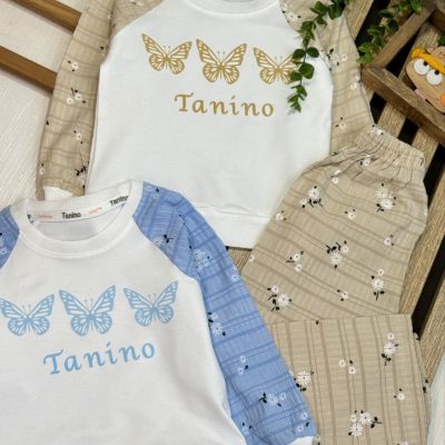 بلوز شلوار پروانه دخترانه کد 3199